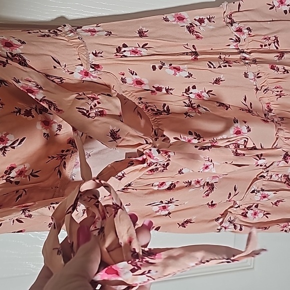 Rue 21 Floral Open Back Ruffle Sundress Size S - Picture 4 of 5